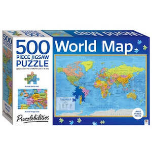 Puzzles: Puzzlebilities 500pc Puzzle: World Map V2
