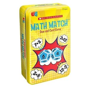 Scholastic - Math Match Dice and Card Game