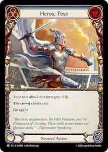 Fab Singles Commons: Heroic Pose (Blue) [SUP059] (Super Slam)