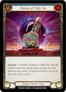 Potion of Deja Vu [EVR185] (Everfest) 1st Edition Cold Foil