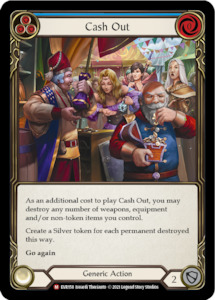 Cash Out [EVR158] (Everfest) 1st Edition Rainbow Foil