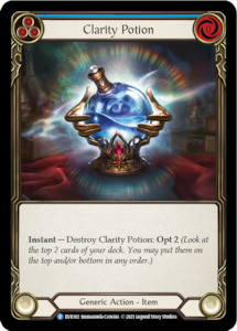 Clarity Potion [EVR182] (Everfest) 1st Edition Cold Foil