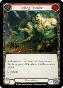 Rolling Thunder [EVR004] (Everfest) 1st Edition Rainbow Foil