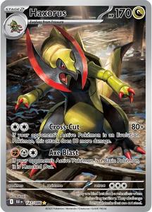 Pokemon Singles: Haxorus (147/086) [Scarlet & Violet: Black Bolt]