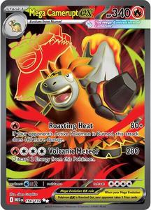 Mega Camerupt ex (156/132) [Mega Evolution: Base Set]