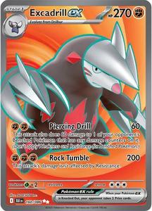 Pokemon Singles: Excadrill ex (160/086) [Scarlet & Violet: Black Bolt]