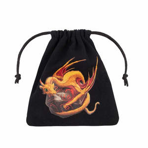 Dice Accessories: Q Workshop Dragon Black & Adorable Dice Bag