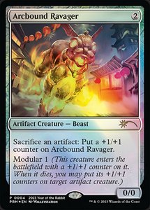 Mtg Singles Instock: Arcbound Ravager [Year of the Rabbit 2023]