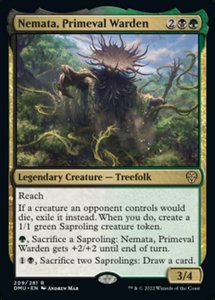 Mtg Singles Instock: Nemata, Primeval Warden [Dominaria United]