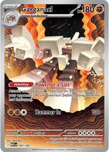 Pokemon Singles: Garganacl (147/132) [Mega Evolution: Base Set]