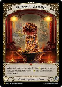 Fab Singles: Stonewall Gauntlet [ANQ007] (Compendium of Rathe - Antiquity Pack)  Rainbow Foil