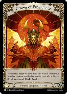 Fab Singles: Crown of Providence [ANQ005] (Compendium of Rathe - Antiquity Pack)  Rainbow Foil