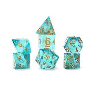 Dice: Sirius Dice – Dice Set – Sharp Aqua Fairy