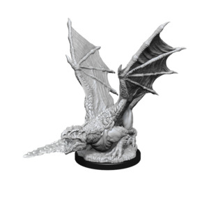 D&D Nolzurs Marvelous Unpainted Miniatures White Dragon Wyrmling