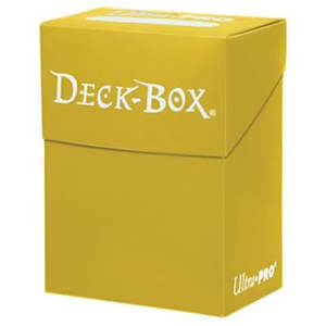 Deck Boxes: Ultra Pro Deck Box -Yellow