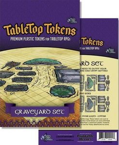 D D Maps And Tokens: Table Top Tokens - Graveyard Set