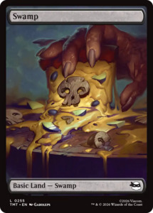 Mtg Singles Instock: Swamp (0255) [Teenage Mutant Ninja Turtles]