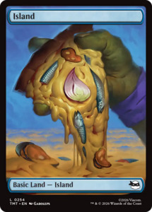 Mtg Singles Instock: Island (0254) [Teenage Mutant Ninja Turtles]