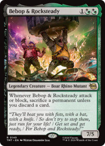 Mtg Singles Instock: Bebop & Rocksteady [Teenage Mutant Ninja Turtles]