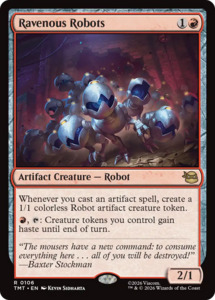 Mtg Singles Instock: Ravenous Robots [Teenage Mutant Ninja Turtles]