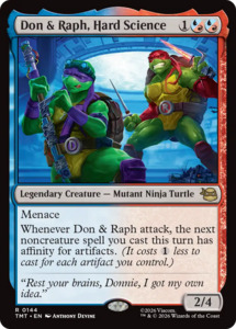 Mtg Singles Instock: Don & Raph, Hard Science [Teenage Mutant Ninja Turtles]