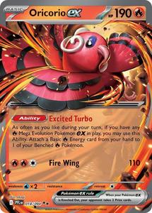 Pokemon Singles: Oricorio ex (018/094) [Mega Evolution: Phantasmal Flames]
