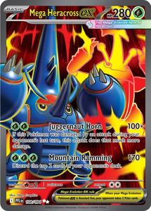 Pokemon Singles: Mega Heracross ex (108/094) [Mega Evolution: Phantasmal Flames]