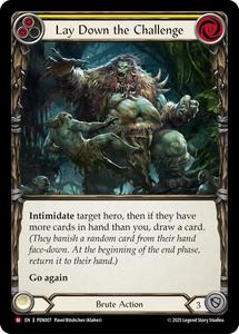Lay Down The Challenge (Yellow) [PEN007] (Compendium of Rathe)  Rainbow Foil
