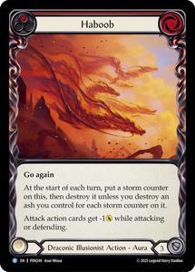 Fab Single Rare: Haboob (Red) (Rainbow Foil) [PEN249] (Compendium of Rathe)  Rainbow Foil