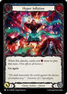 Hyper Inflation (Blue) (Rainbow Foil) [PEN284] (Compendium of Rathe)  Rainbow Foil