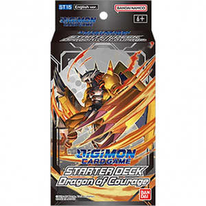 Digimon Sealed: Digimon ST-15 Dragon of Courage Deck!