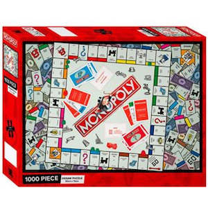 Pop Culture: Monopoly 1000 Piece Puzzle - Monopoly Board