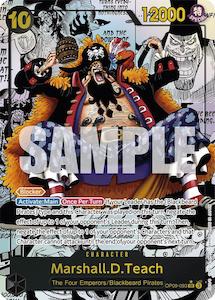 One Piece Singles: Marshall.D.Teach (Manga Parallel) [Emperors in the New World]