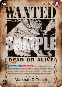 Marshall.D.Teach (Wanted Poster) [Emperors in the New World]