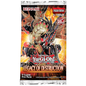 Yu Gi Oh Sealed: YGO Booster Pack - Legacy of Destruction