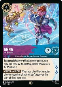 Lorcana Singles: Anna - Ice Breaker (19) [Promo Cards]