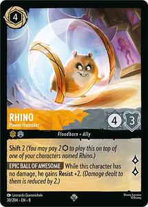 Lorcana Singles: Rhino - Power Hamster (30/204) [Reign of Jafar]
