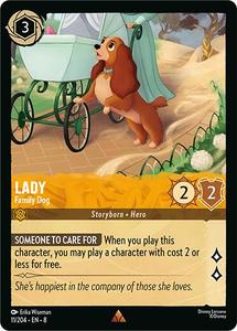Lorcana Singles: Lady - Family Dog (11/204) [Reign of Jafar]