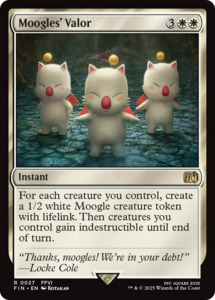 Mtg Singles: Moogles' Valor [FINAL FANTASY]