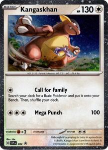 Pokemon Singles: Kangaskhan (202) (Cosmos Holo) [Scarlet & Violet: Black Star Promos]