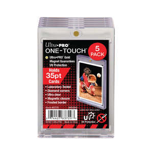 In Stock: Ultra PRO: UV One-Touch Magnetic Holder - 35pt (5-Pack)