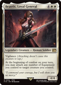 Mtg Singles: Beatrix, Loyal General [FINAL FANTASY]
