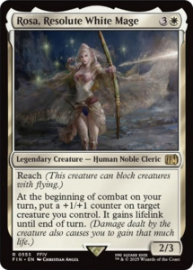 Mtg Singles: Rosa, Resolute White Mage [FINAL FANTASY]