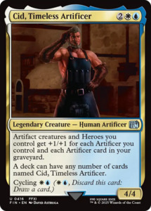 Mtg Singles: Cid, Timeless Artificer (0416) [FINAL FANTASY]