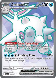 Pokemon Singles: Cetitan ex (210/182) [Scarlet & Violet: Destined Rivals]