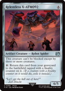 Mtg Singles: Relentless X-ATM092 [FINAL FANTASY]