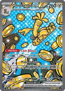 Pokemon Singles: Gholdengo ex (164/131) [Scarlet & Violet: Prismatic Evolutions]
