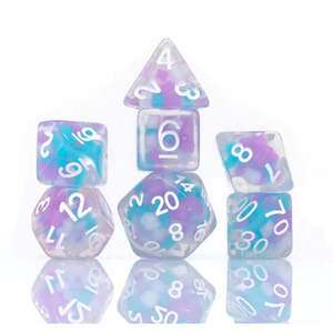 Dice: Sirius Dice Set - Cotton Candy Glowworms