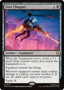 Mtg Singles: Foot Chopper [Teenage Mutant Ninja Turtles Commander]