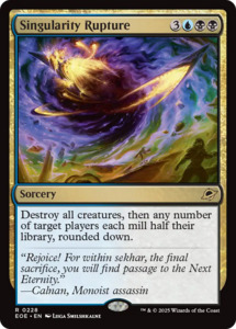 Mtg Singles: Singularity Rupture [Edge of Eternities]